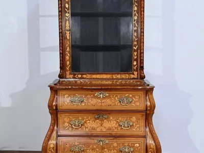Rare Commode-Vitrine Hollandaise -  XVIIIe