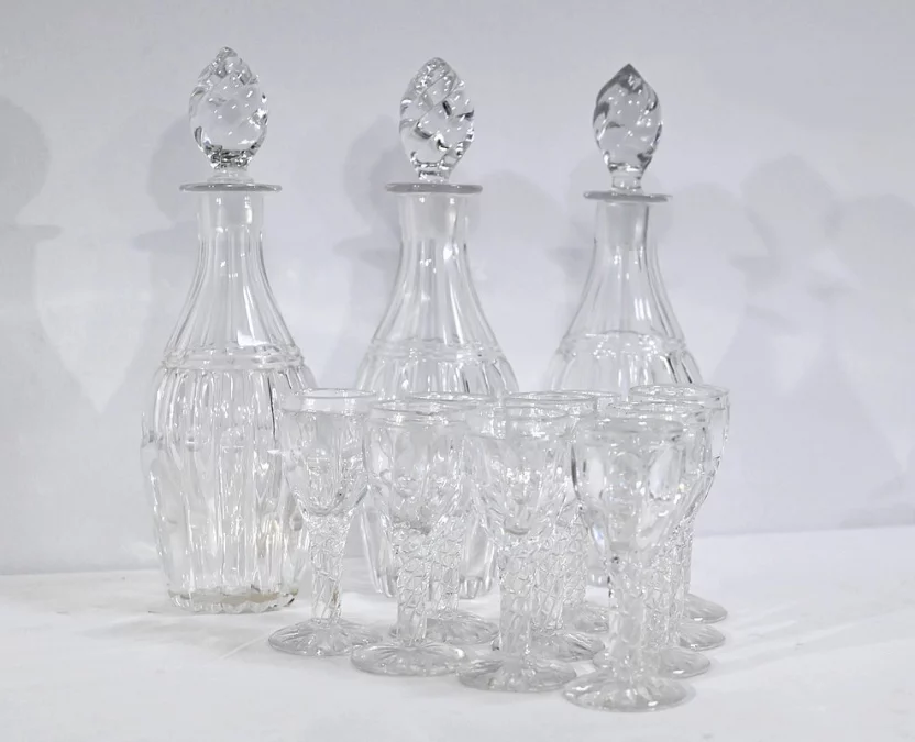 SERVIZIO LIQUORE DI CRISTALLO DI BOHEMIAN