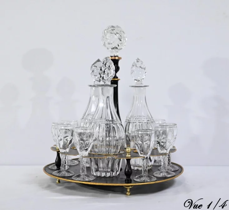 SERVIZIO LIQUORE DI CRISTALLO DI BOHEMIAN