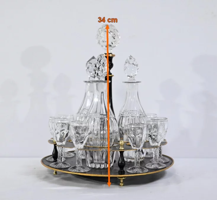 SERVIZIO LIQUORE DI CRISTALLO DI BOHEMIAN