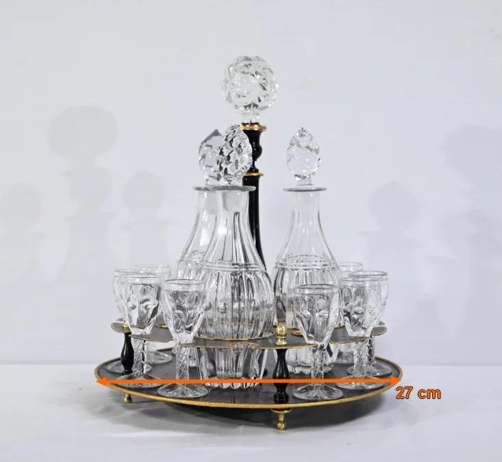 SERVIZIO LIQUORE DI CRISTALLO DI BOHEMIAN