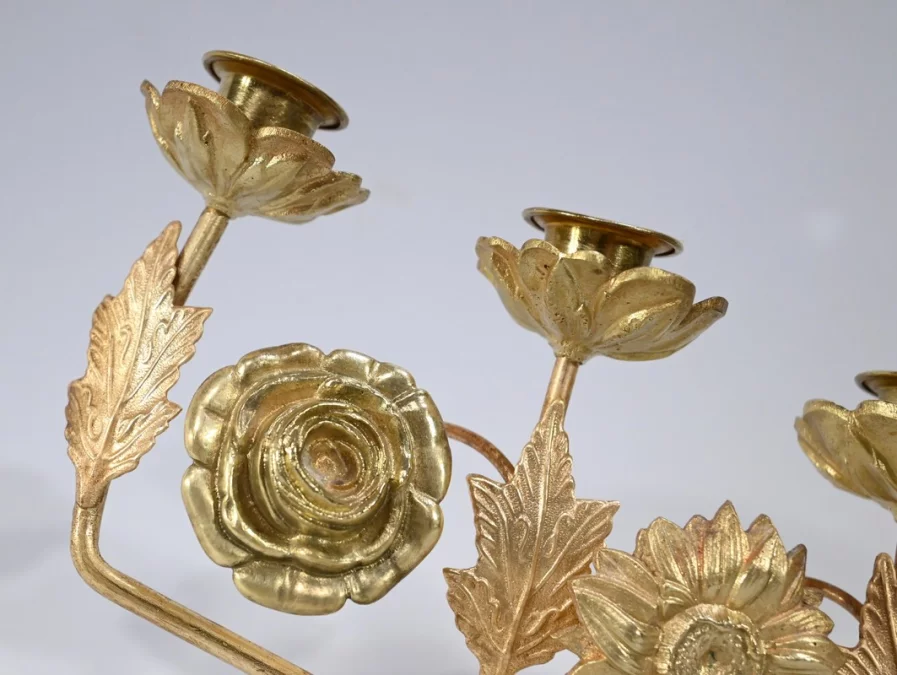 COPPIA DI CANDELABRI DA ALTARE