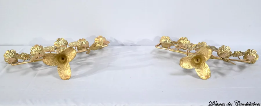 COPPIA DI CANDELABRI DA ALTARE