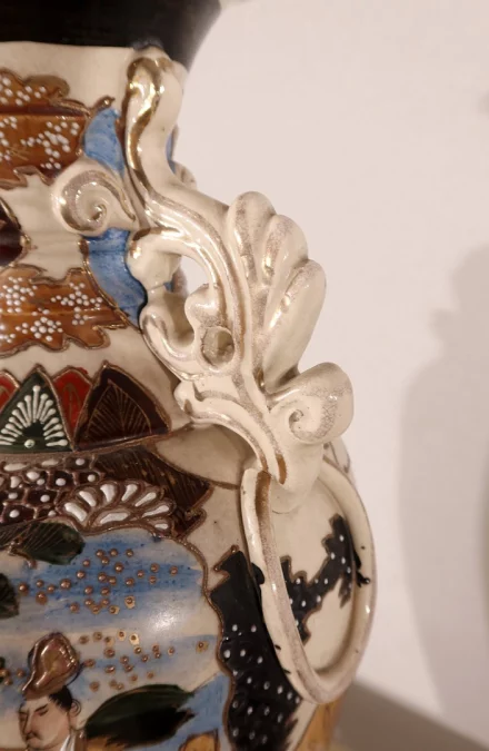 Important Vase Balustre en Porcelaine, Japon – XXe