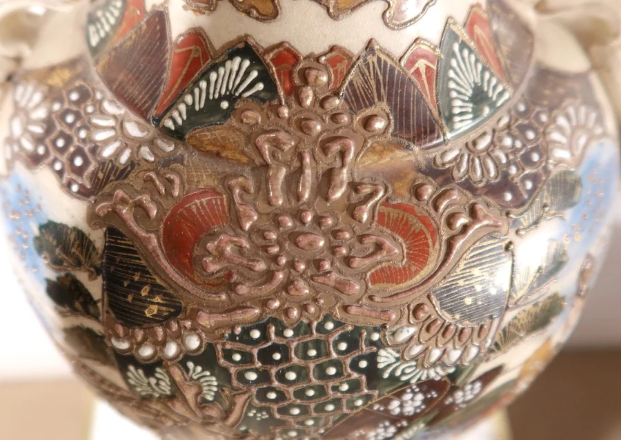 Important Vase Balustre en Porcelaine, Japon – XXe