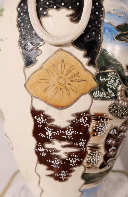 Important Vase Balustre en Porcelaine, Japon – XXe