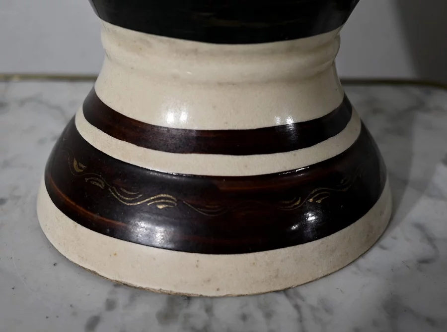 Important Vase Balustre en Porcelaine, Japon – XXe