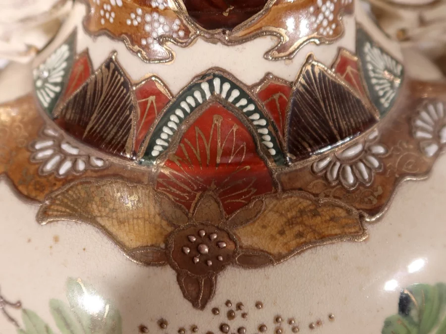 Important Vase Balustre en Porcelaine, Japon – XXe