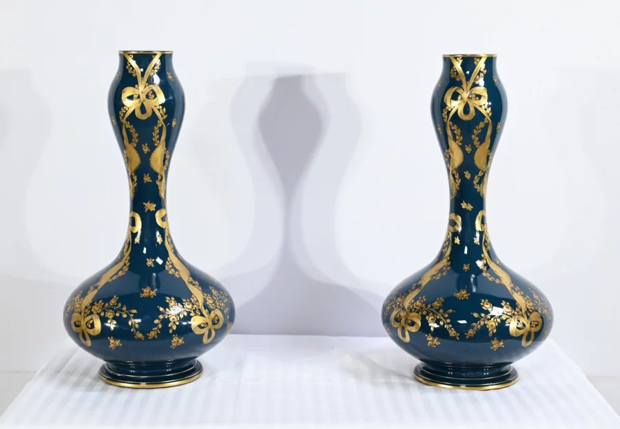 PAR DE JARRONES GIEN