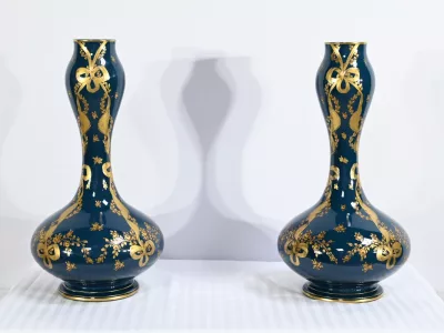 PAR DE JARRONES GIEN