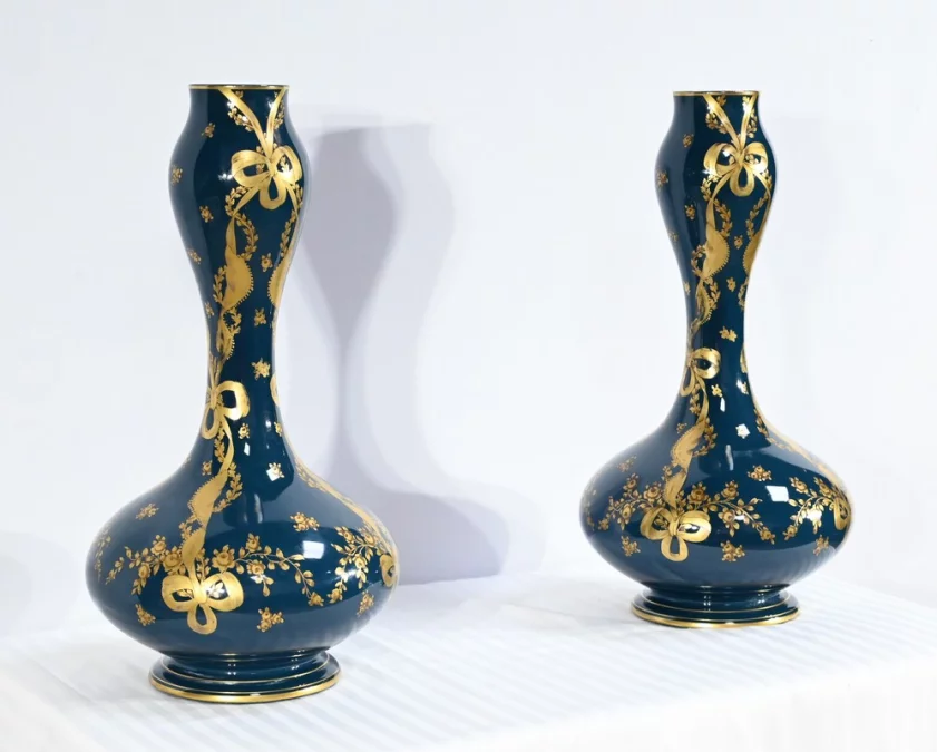 PAR DE JARRONES GIEN