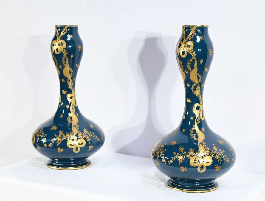 PAR DE JARRONES GIEN