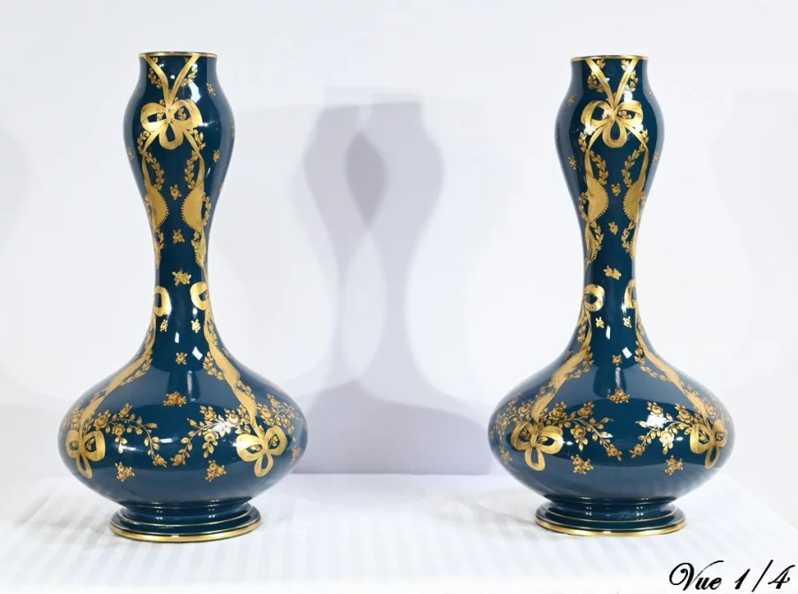 PAR DE JARRONES GIEN