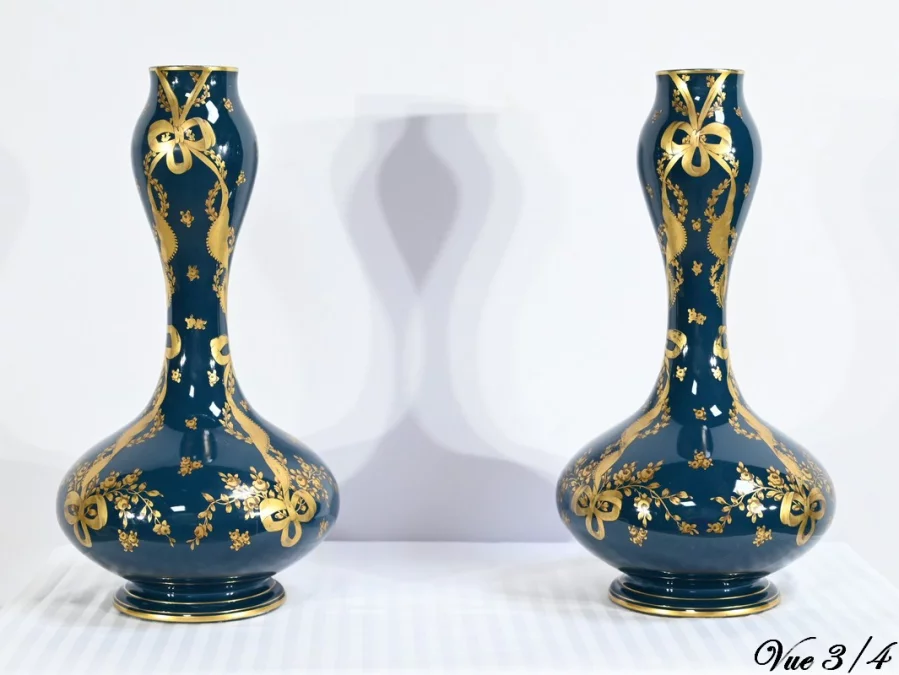 PAR DE JARRONES GIEN