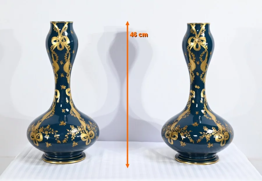 PAR DE JARRONES GIEN