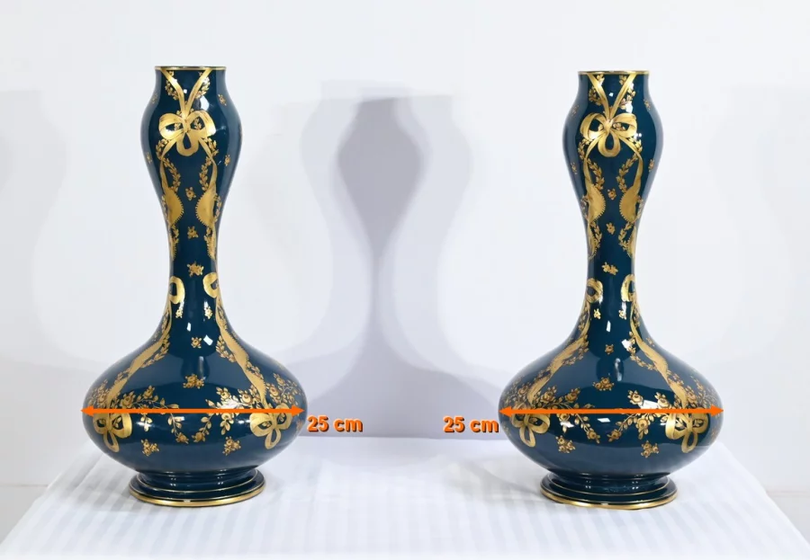 PAR DE JARRONES GIEN