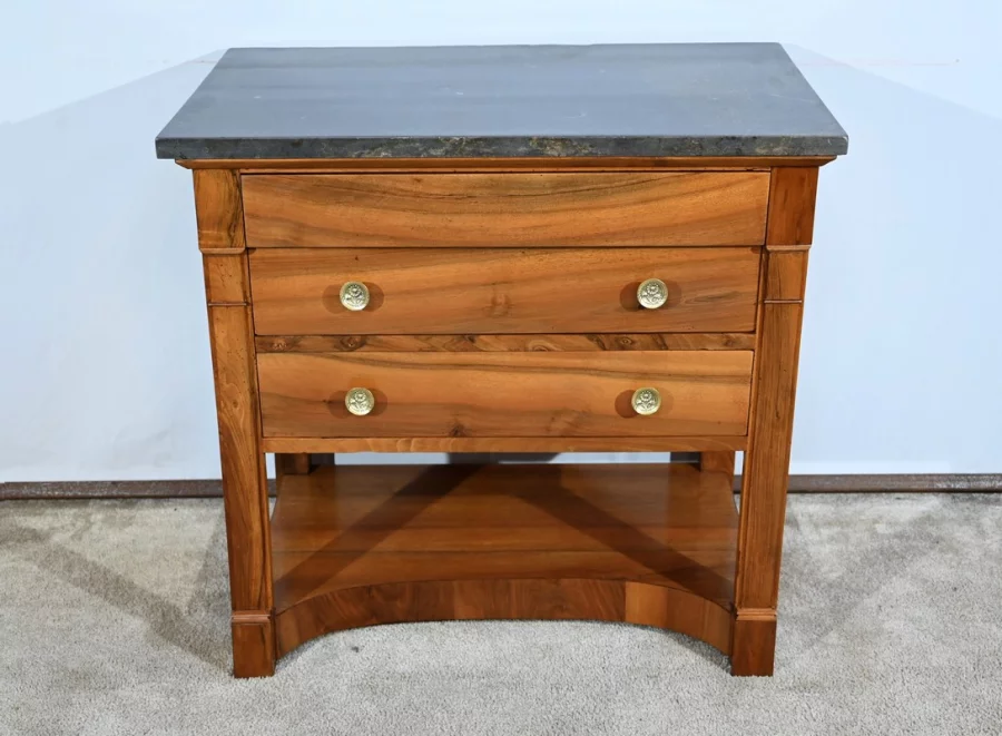 Petite Commode Chiffonnière de Propriété en Noyer, époque Directoire – Début XIXe