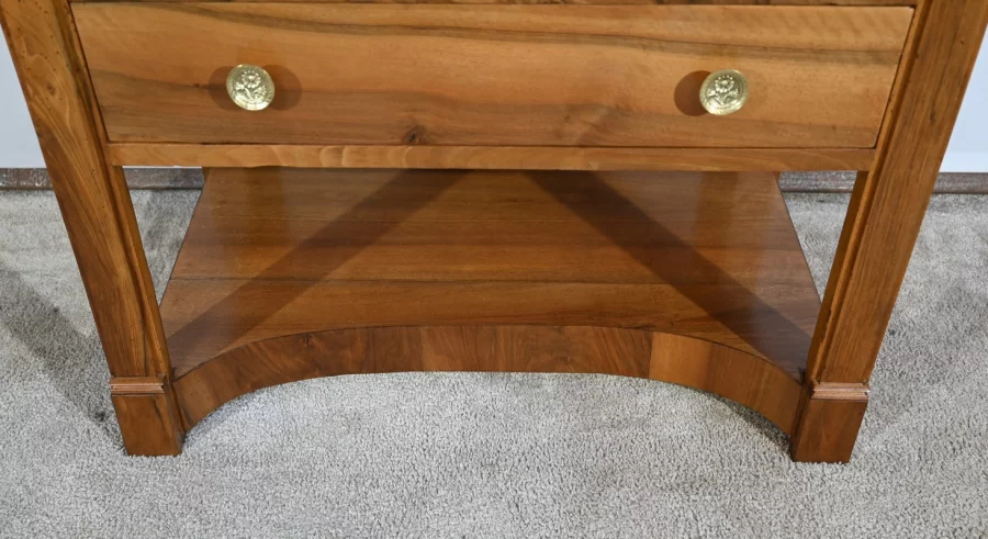Petite Commode Chiffonnière de Propriété en Noyer, époque Directoire – Début XIXe
