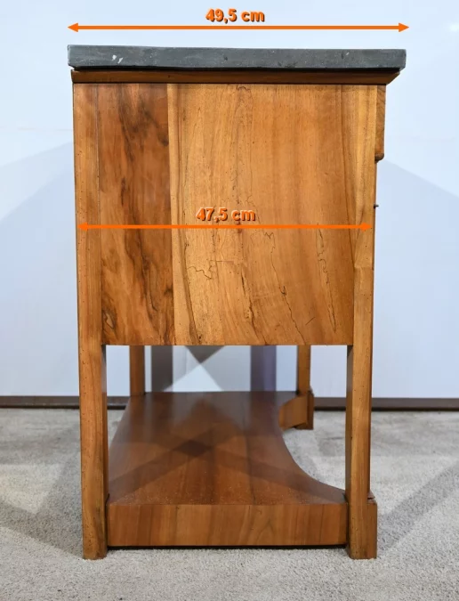 Petite Commode Chiffonnière de Propriété en Noyer, époque Directoire – Début XIXe