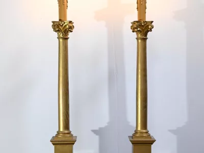 PAR DE VELAS ESTILO IMPERIO