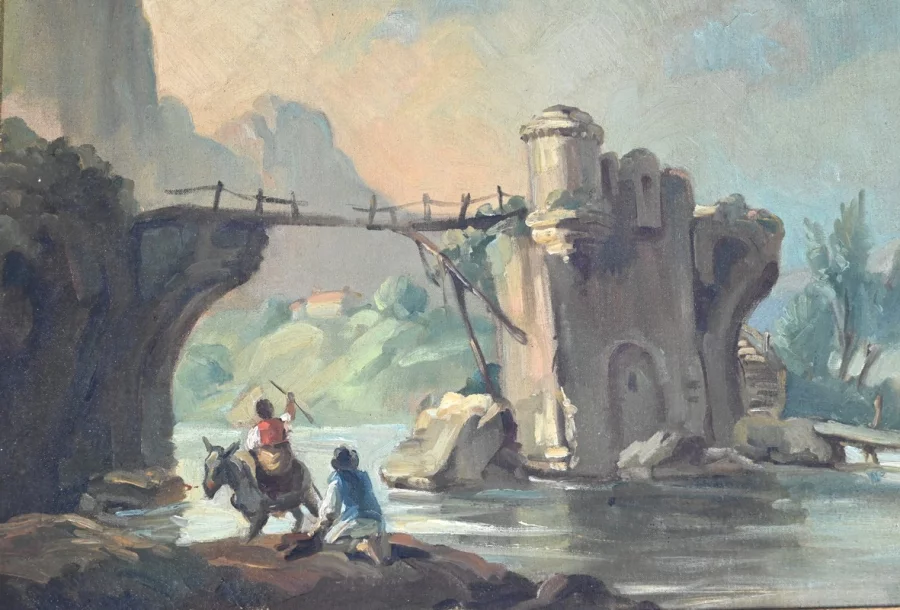 SPECCHIO TRUMEAU STILE LUIGI XVI