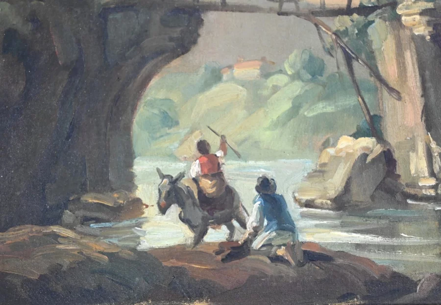 SPECCHIO TRUMEAU STILE LUIGI XVI