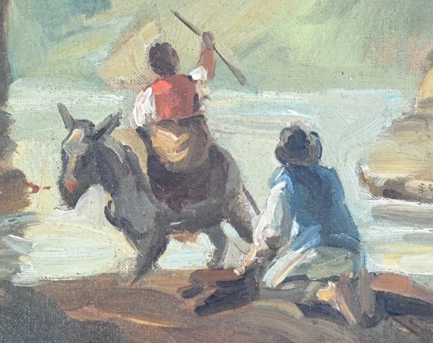 SPECCHIO TRUMEAU STILE LUIGI XVI