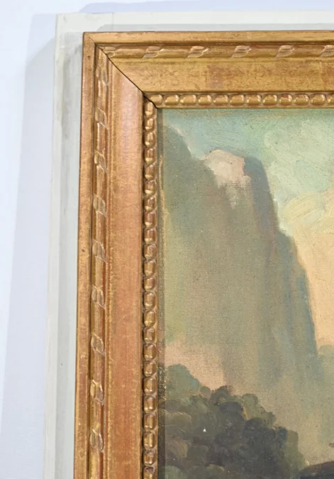 SPECCHIO TRUMEAU STILE LUIGI XVI