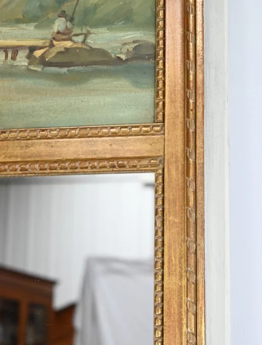 SPECCHIO TRUMEAU STILE LUIGI XVI