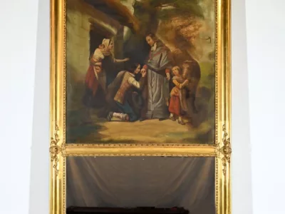 ЗЕРКАЛО ТРУМО ПЕРИОДА ФРАНЦУЗСКОЙ РЕСТАВРАЦИИ