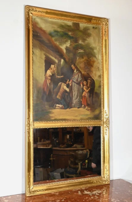 TRUMEAU-SPIEGEL AUS DER FRANZÖSISCHEN RESTAURATIONSZEIT