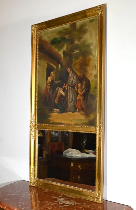 TRUMEAU-SPIEGEL AUS DER FRANZÖSISCHEN RESTAURATIONSZEIT