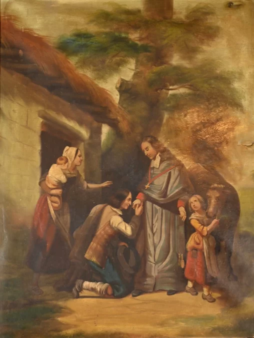 TRUMEAU-SPIEGEL AUS DER FRANZÖSISCHEN RESTAURATIONSZEIT