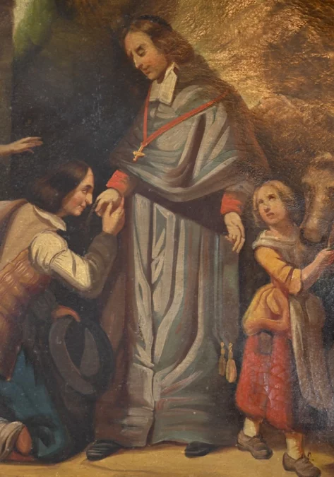 TRUMEAU-SPIEGEL AUS DER FRANZÖSISCHEN RESTAURATIONSZEIT