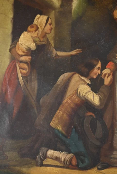 TRUMEAU-SPIEGEL AUS DER FRANZÖSISCHEN RESTAURATIONSZEIT