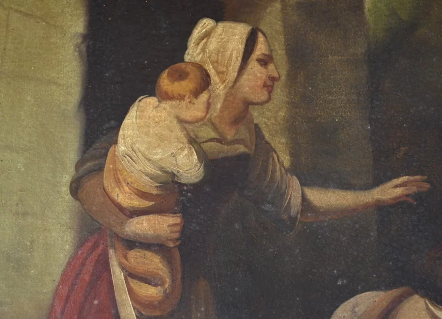 TRUMEAU-SPIEGEL AUS DER FRANZÖSISCHEN RESTAURATIONSZEIT