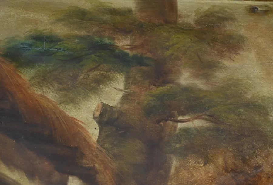 TRUMEAU-SPIEGEL AUS DER FRANZÖSISCHEN RESTAURATIONSZEIT