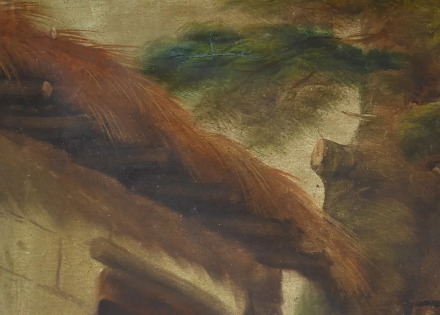 TRUMEAU-SPIEGEL AUS DER FRANZÖSISCHEN RESTAURATIONSZEIT