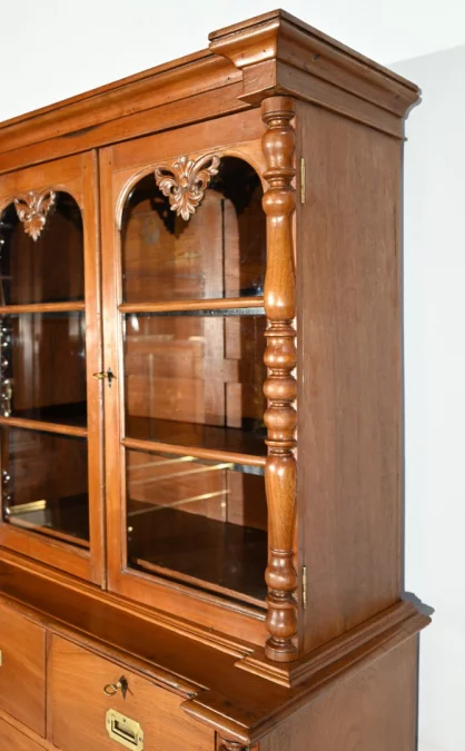 Commode Vitrine en Teck – Fin XIXe