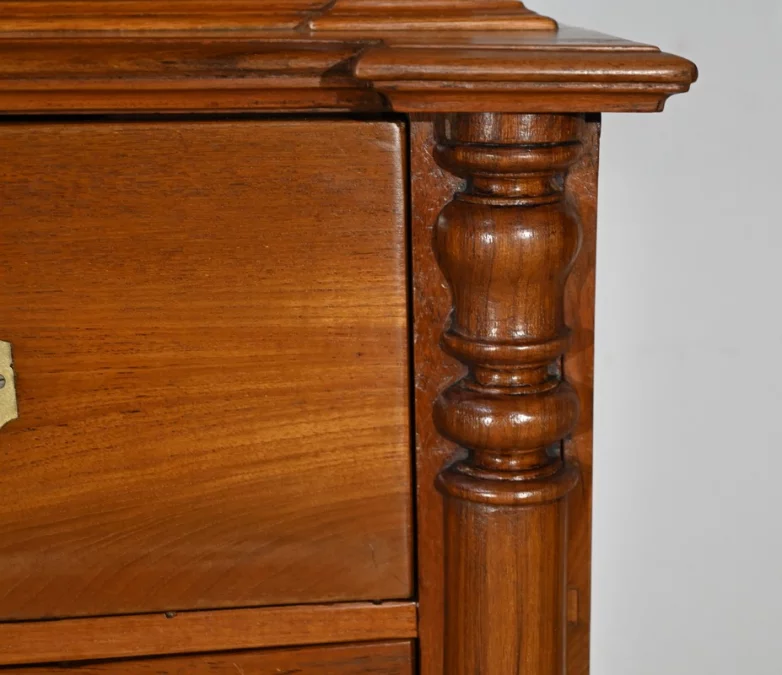 Commode Vitrine en Teck – Fin XIXe