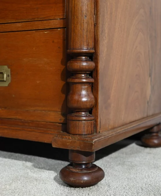 Commode Vitrine en Teck – Fin XIXe