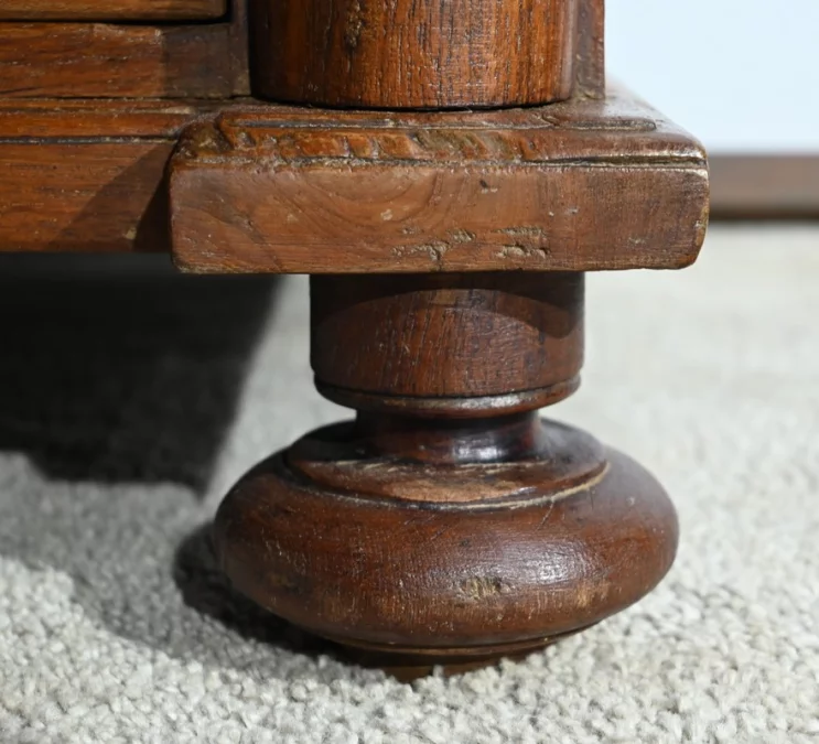 Commode Vitrine en Teck – Fin XIXe