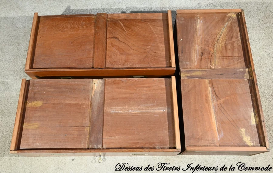 Commode Vitrine en Teck – Fin XIXe