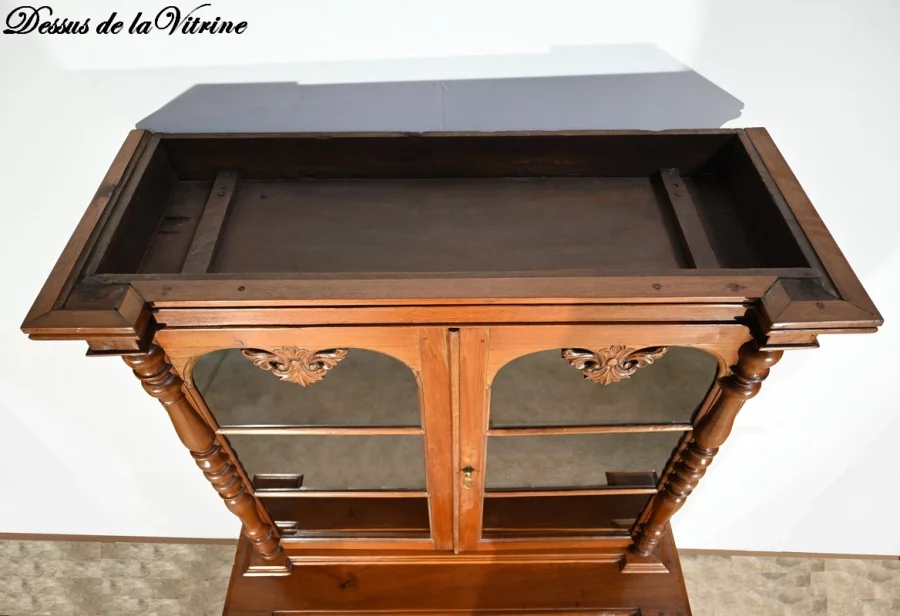 Commode Vitrine en Teck – Fin XIXe