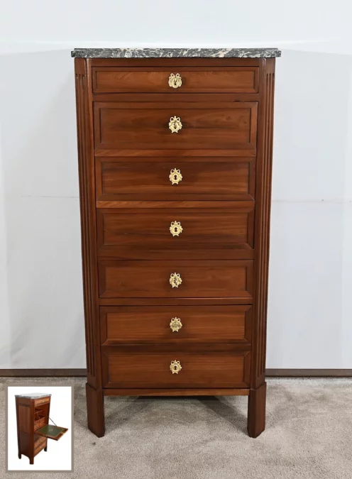 Sekretär aus der Zeit Ludwigs XVI. Signiert LN MALLE