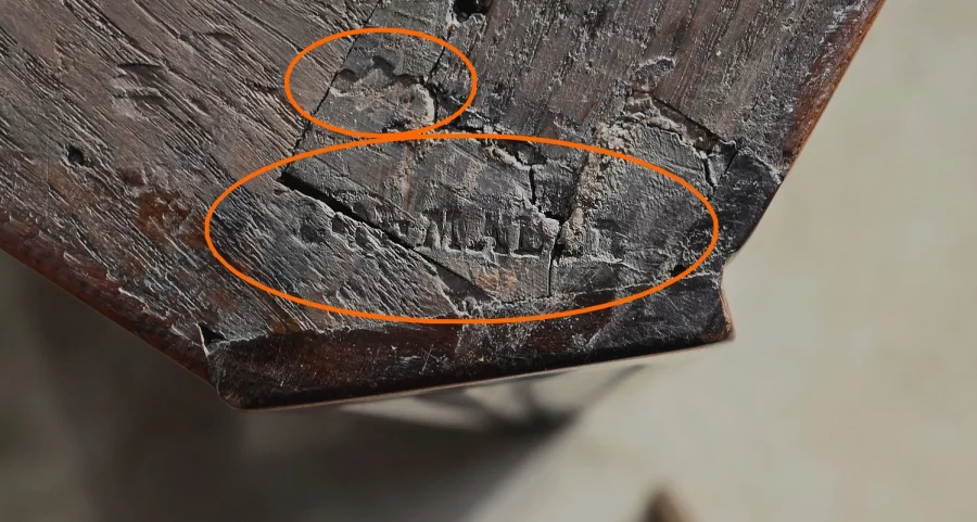 Sekretär aus der Zeit Ludwigs XVI. Signiert LN MALLE