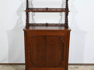Petit Meuble Desserte de Salon en Acajou, époque Restauration – Début XIXe