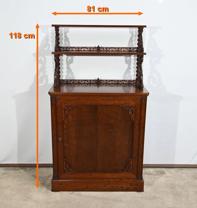 Petit Meuble Desserte de Salon en Acajou, époque Restauration – Début XIXe