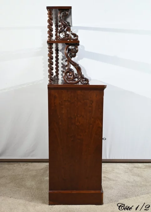 Petit Meuble Desserte de Salon en Acajou, époque Restauration – Début XIXe