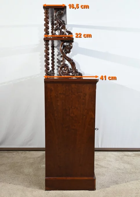 Petit Meuble Desserte de Salon en Acajou, époque Restauration – Début XIXe